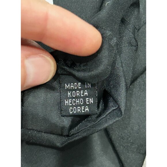 Hallmark Jolly Tie Greetings Reindeer Christmas Necktie Black - Picture 4 of 9